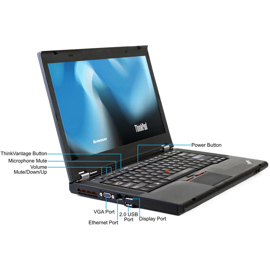 Lenovo Inch 2.50 128 (Used) 14.1 GB Pro T420 10 i5 ThinkPad Windows 8GB GHz HDD Laptop