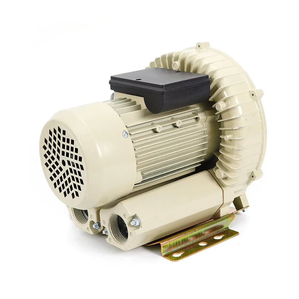 Industrial Aquaculture Pump Hydroponics Air Blower Aquarium Pond Blower Air High Pressure Fish 110V Miumaeov 370W
