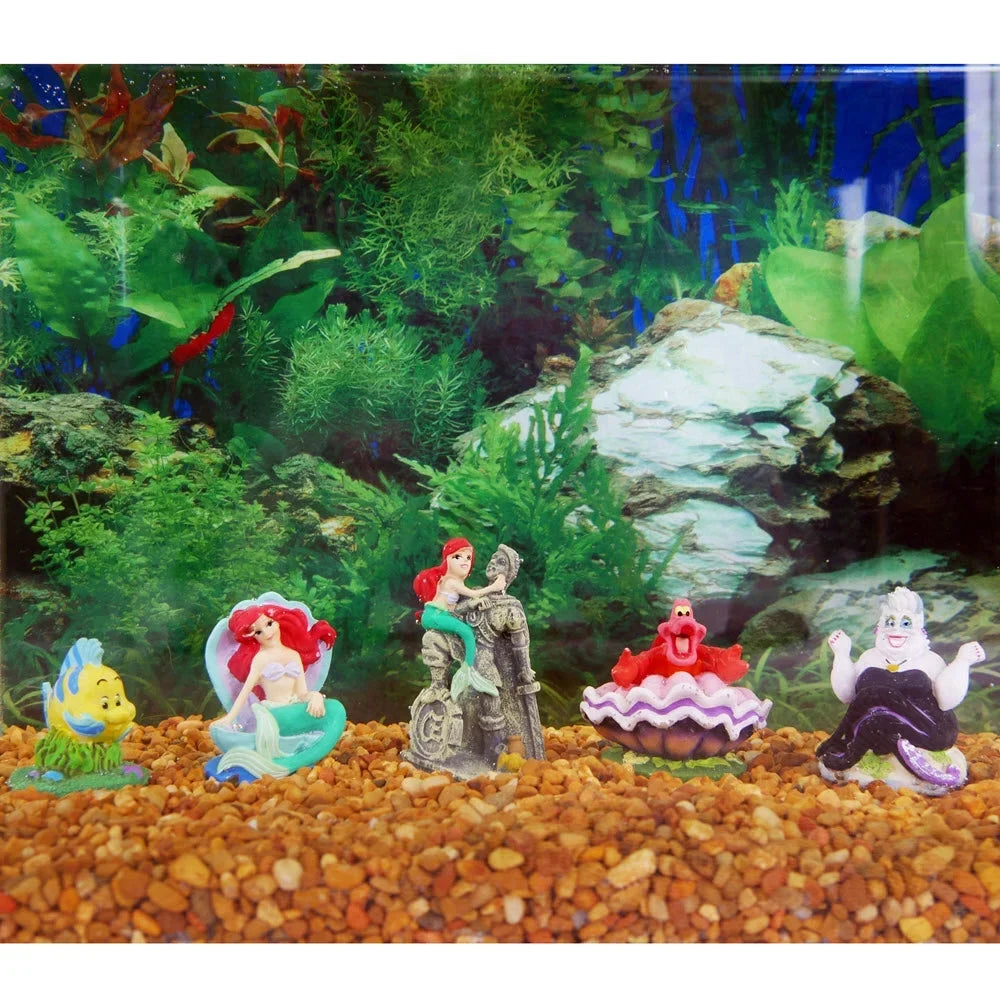 Aquariums for Mini Little 5-Piece Penn-Plax Ornaments Mermaid Resin