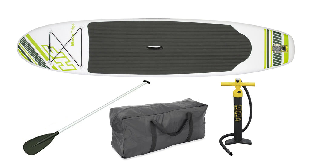 Bestway Wave Set, Inflatable 10-Ft Hydro Edge Green Paddle Force Board Up Stand