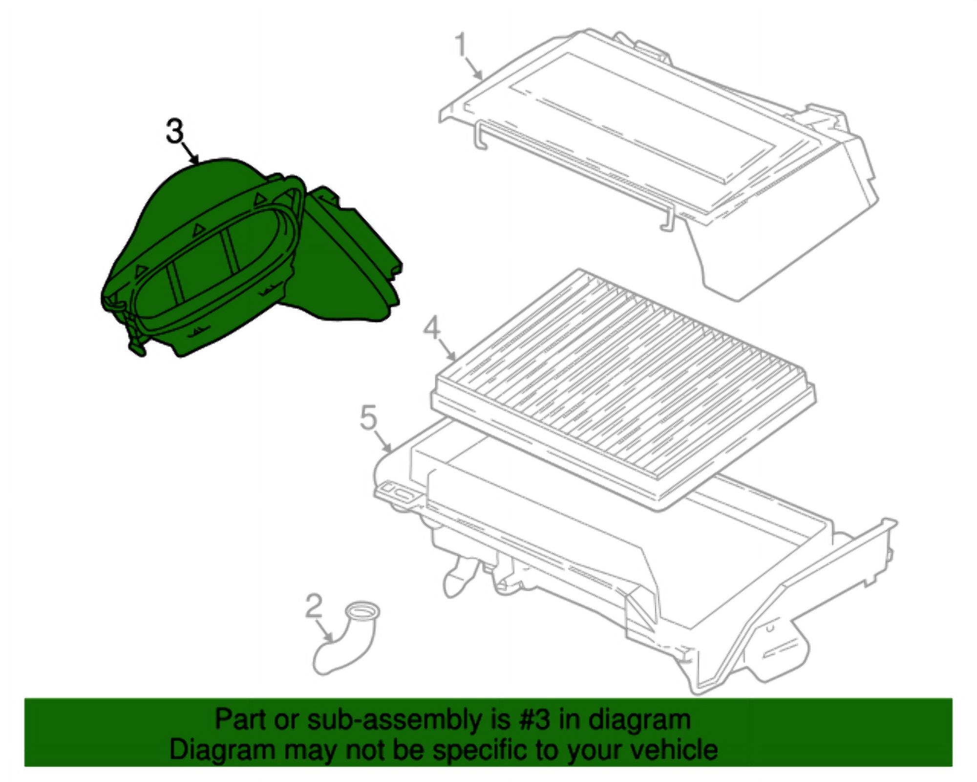 Micro-filter BMW Genuine 64318379620 OE Channe New Air Right (1997-2003)