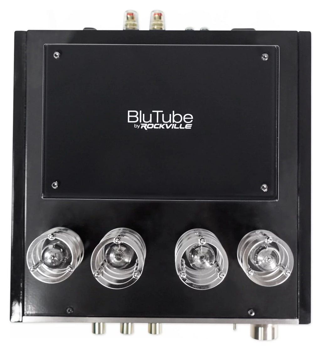 BluTube Theater Ceiling Amplifier/Home Rockville Speakers Receiver+(4) 8" Tube