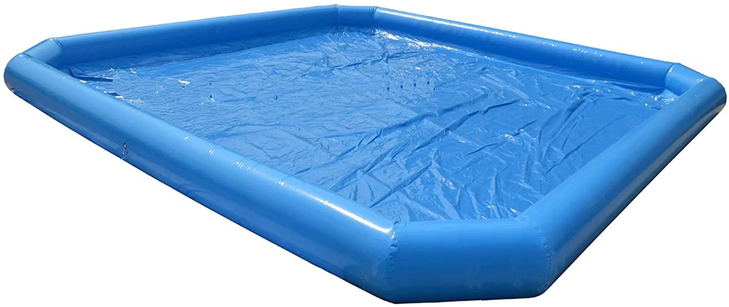 Blower Pool Inflatable Blue 7*7*0.55m with Walking Family for Swimming Techtongda Water Ball