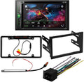 Stereo with for DIN Golf Double Kit/in-Dash Camera/Installation Volkswagen Touchscreen Pioneer 1999-2002 WVGA AM/FM KIT4974 W/ Digital Car Media 6.2" Receiver Bluetooth/Backup Bundle DVD/CD