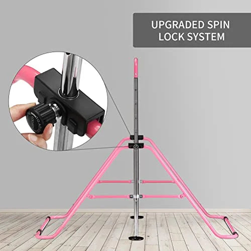 Adjustable Folding Monkey Bar, Gymnastics Bar Home Bars, Horizontal Tumbling Training Height Gymnastics Bars Wesfital Kids, for Junior Bars