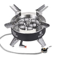 Traveling Seven Backpacking 18000W Stove, Fishing Gas core Collapsible Camping Stove, Windproof Dcenta Stove, High Hiking