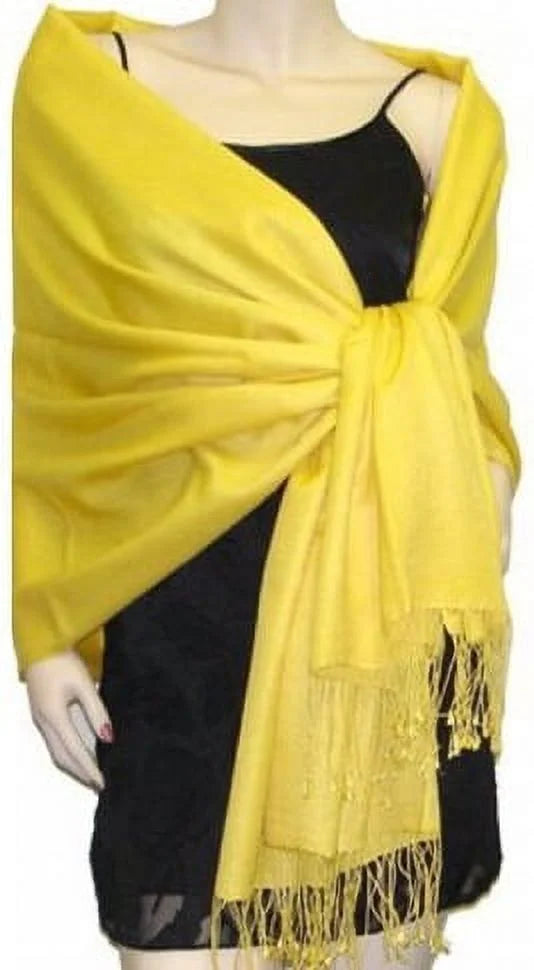 Shawl Bridesmaid Scarf Set Shawl, Wrap, Shawl, Bridal Yellow 10 Wedding Pashmina of