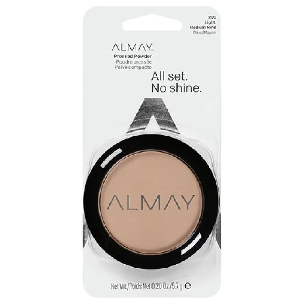 (Pack Shade Light/Medium Pressed Tone Matching 0.20 Almay Skin oz 12) [200] Smart Powder, of