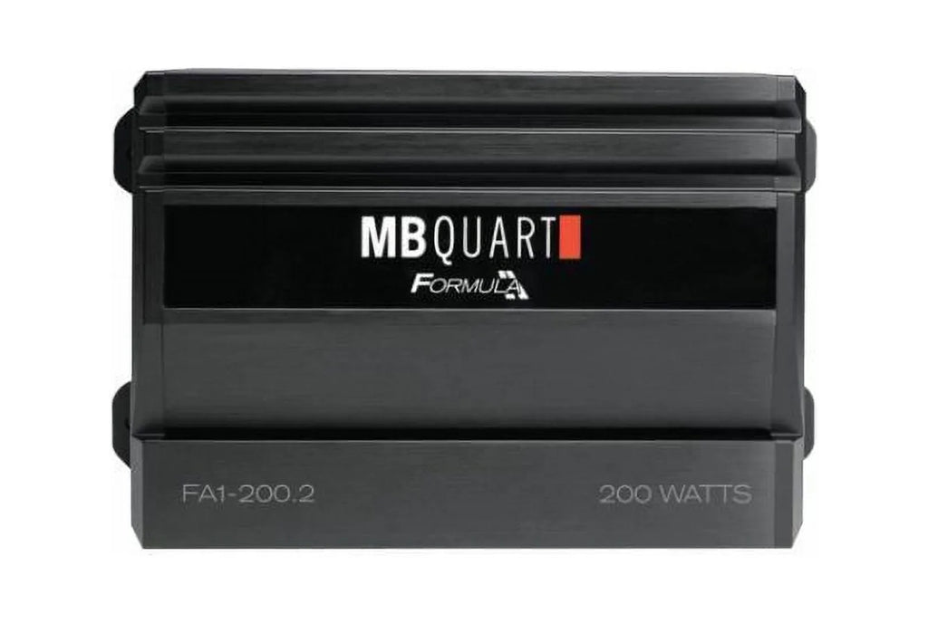 FORMULA Amplifier 200 Watt Amplifier Car Audio MB 2 Bundle Channel Quart FA1-200.2