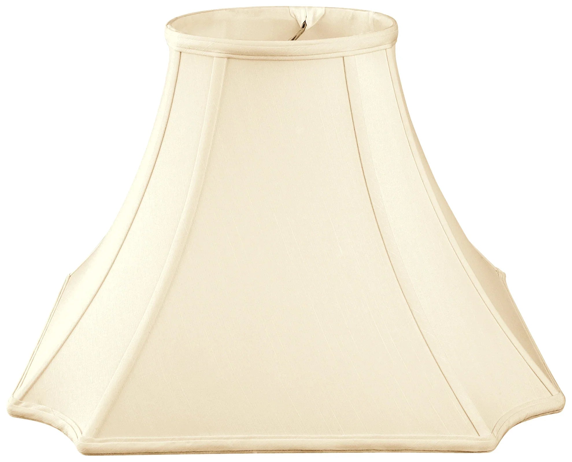 Cut Royal Corner Designs Inverted 10" Lamp Shade Eggshell Square