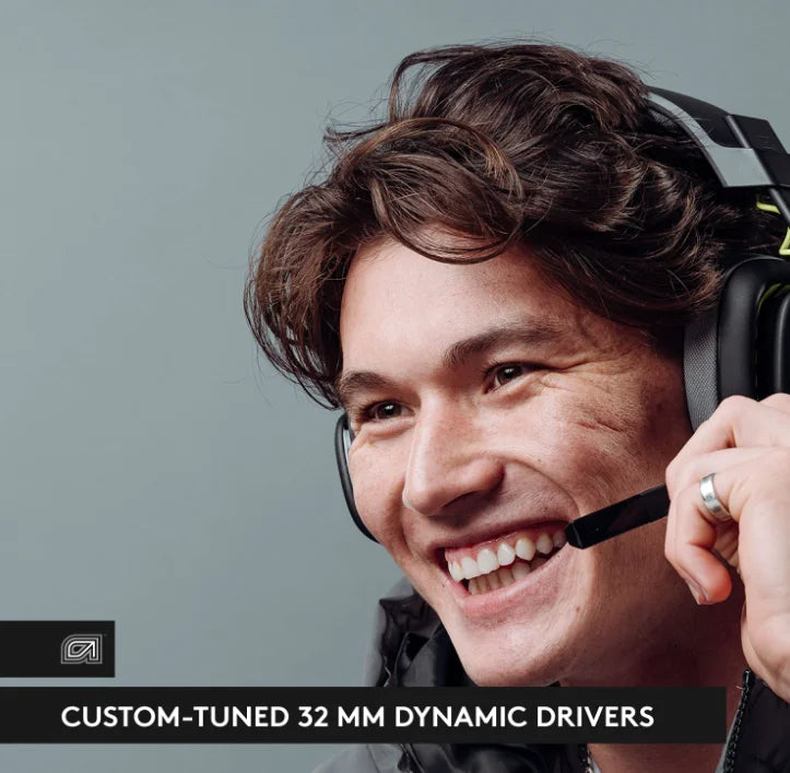 (Black) Headset for (Refurbished) Gen Logitech (Like A10 2 Wired PlayStation/PC New) Astro Restored