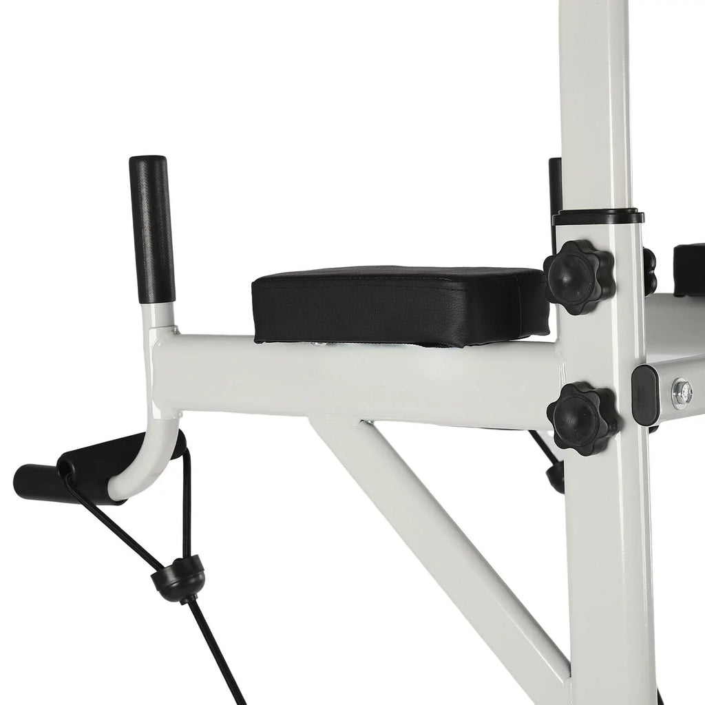 Black Power Pull Gym Chin Home Push Up Tower Adjustable Power Bar Tower Station Gym Home Dip Height