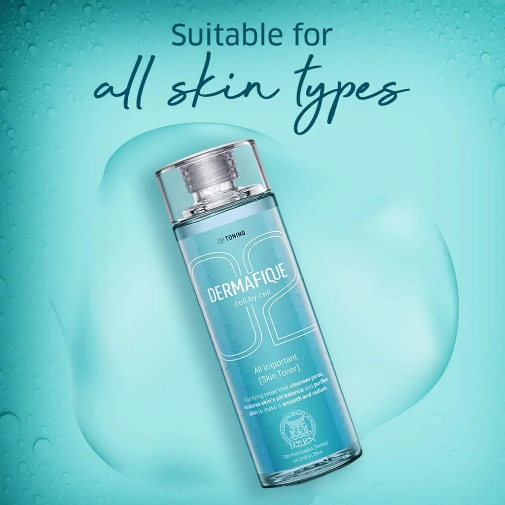 150ml Dermafique All Toner, Aqua Important Skin Marine,