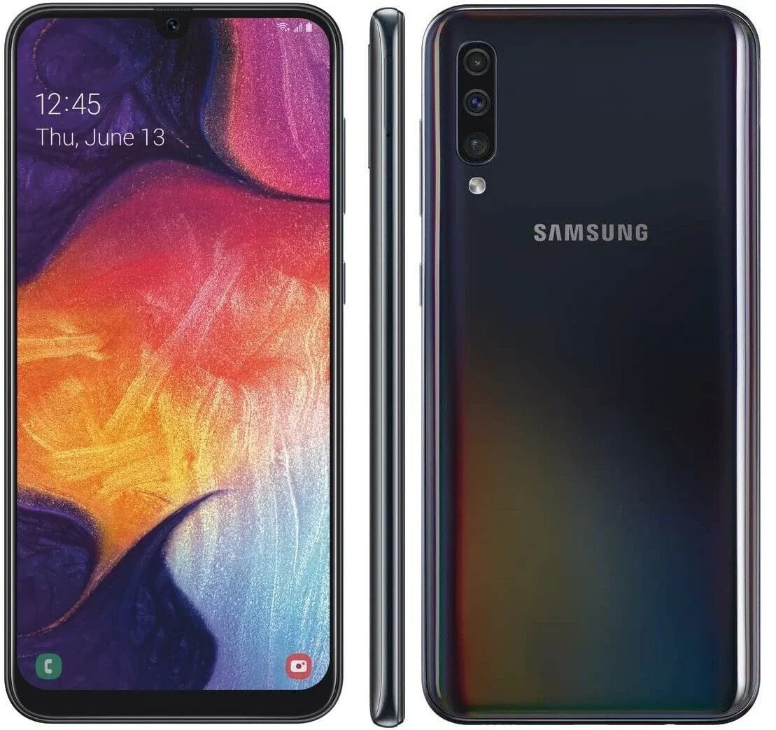 Galaxy A50 (Refurbished) SMA505UZKV Restored Black Samsung - (Verizon)