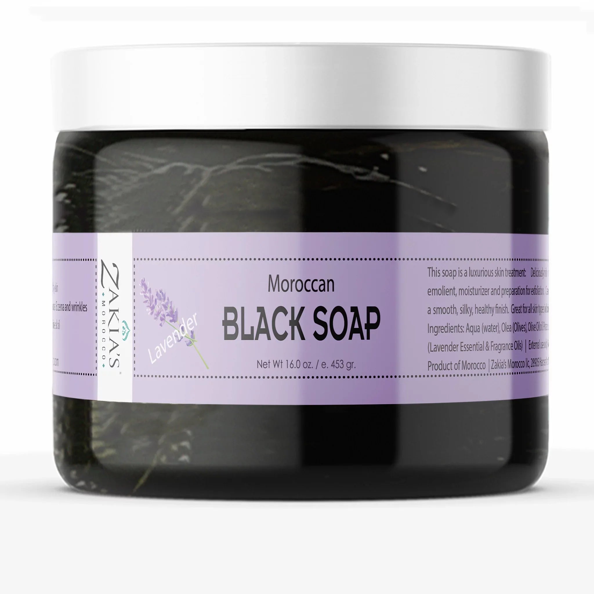 Lavender Moroccan Black Beldi oz Soap -16 -