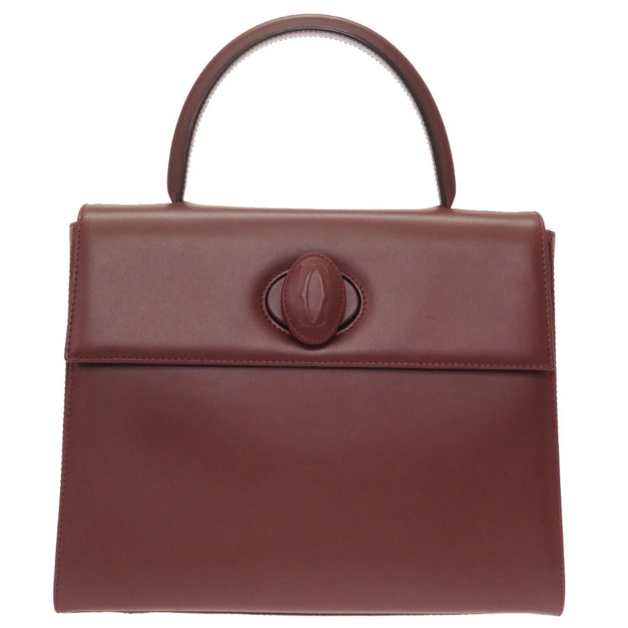 red Pre-Owned leather bordeaux Cartier handbag must (Good) line