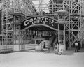The The Dips, Roller Echo Coaster At To Glen Entrance Coaster Print: The