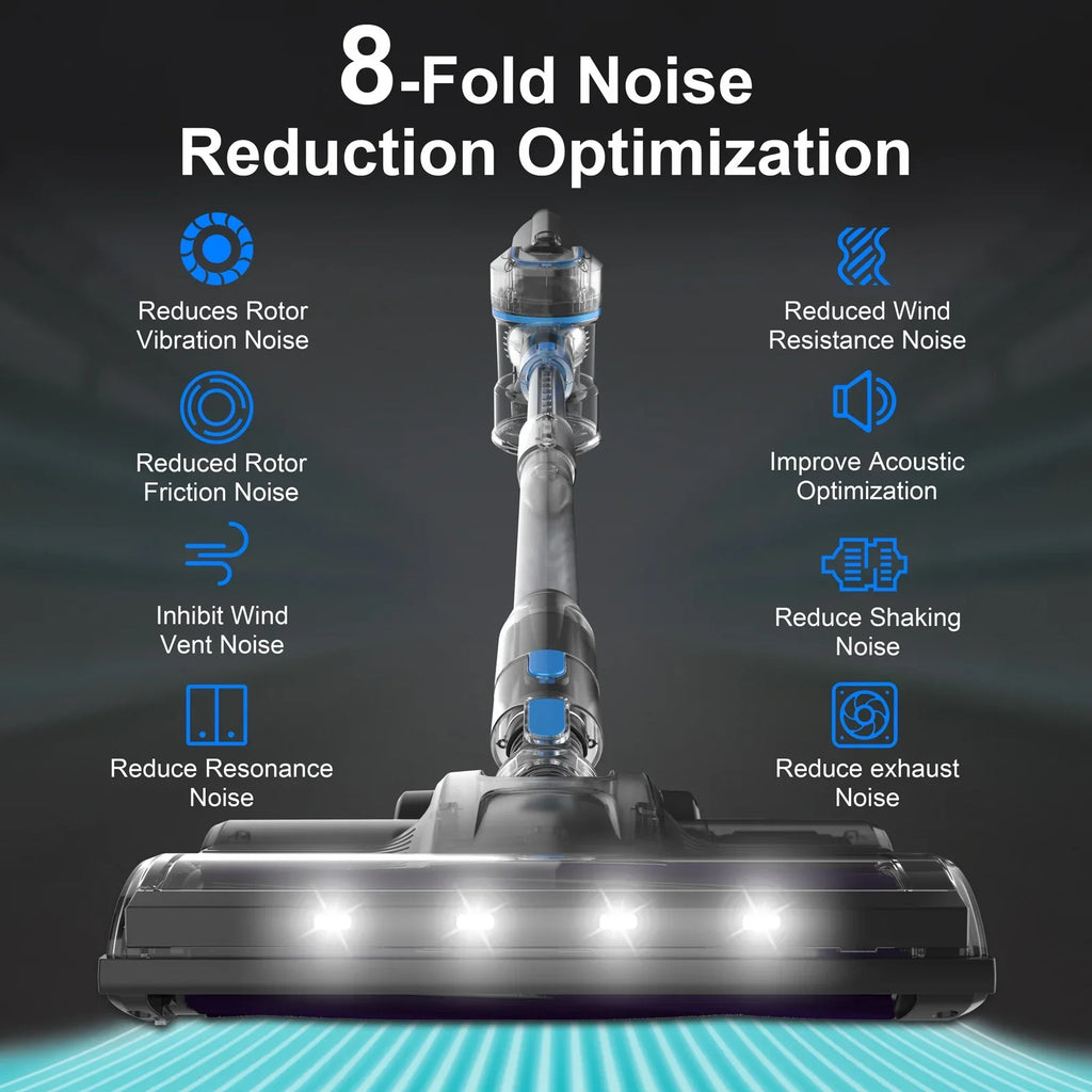 Vacuum 50mins Cleaner TASVAC Cordless to Stick Hair for Floor Up Vacuum Carpet Lightweight Runtime Pet 6-in-1 Cleaner 28kPa