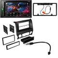Kit/in-Dash Chevrolet Receiver KIT4784 Bundle for Car Pioneer W/ DVD/CD Double DIN with Media Stereo 2014-2016 Camera/Installation Silverado Bluetooth/Backup Digital 6.2" AM/FM AVH-241EX Touchscreen