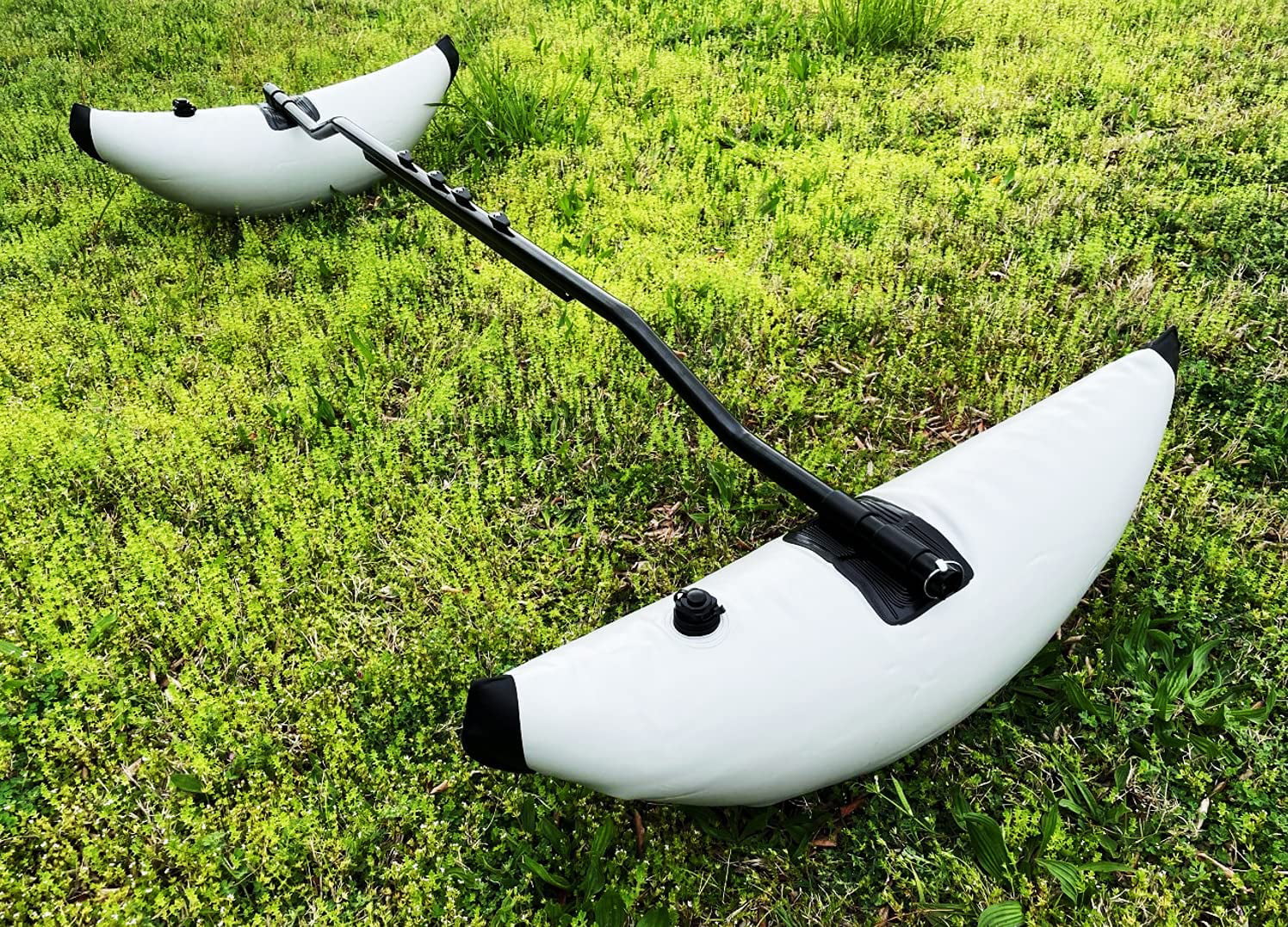 Repair Float Patches PVC Fishing Arm Canoe Adjustable Buoyant System Pactrade Stabilizer Boat Sidekick Tube Outdoor Kit Gray Buoy Marine Accessories Grey Kayaking Breath Outrigger Kayak Rod Inflatable
