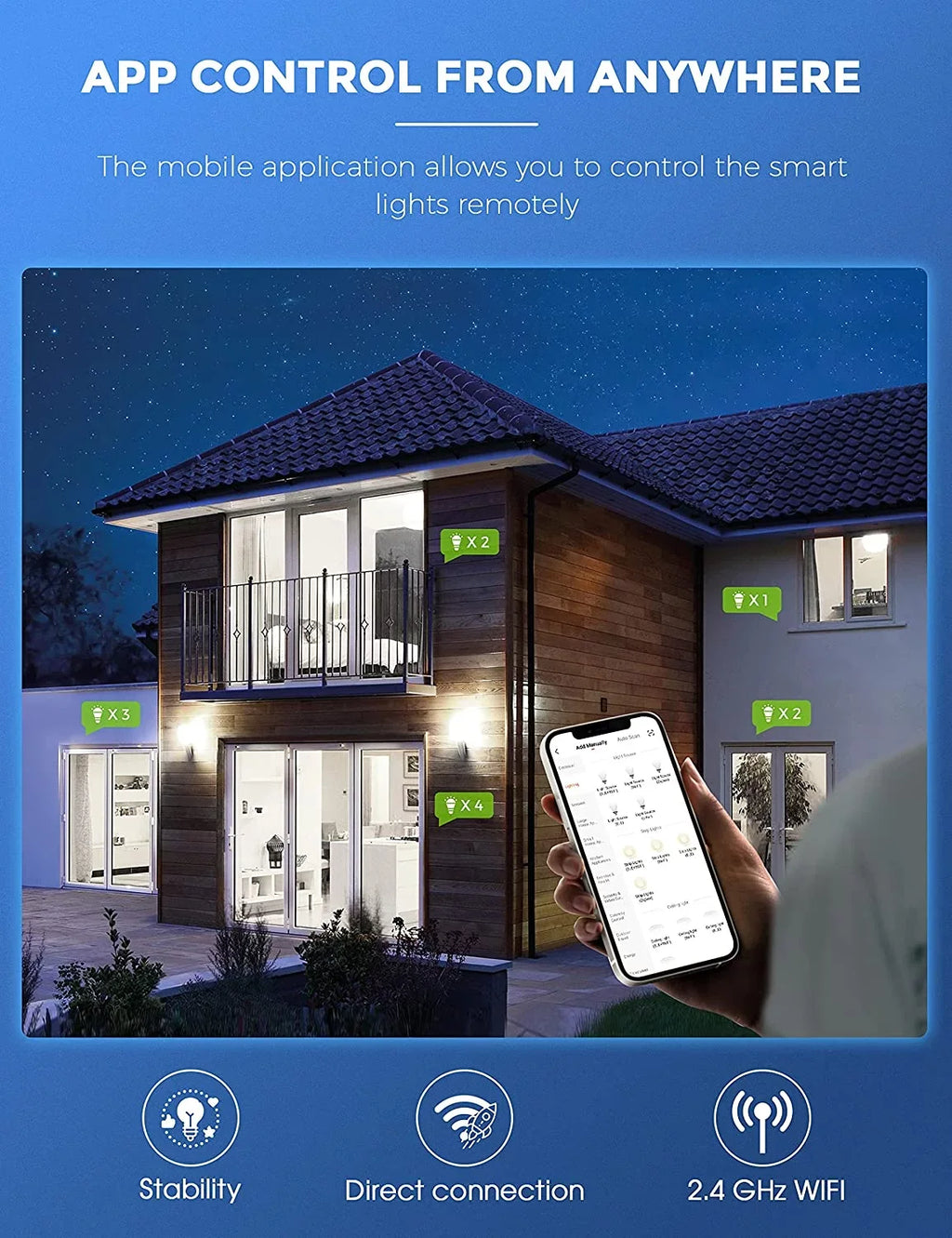 9W 60W, Bulb Light Work A19 & with Daylight Bulb Home 850LM,4 Smart YANSUN LED Alexa, Pack Siri,WiFi Dimmable, Google 5000K,