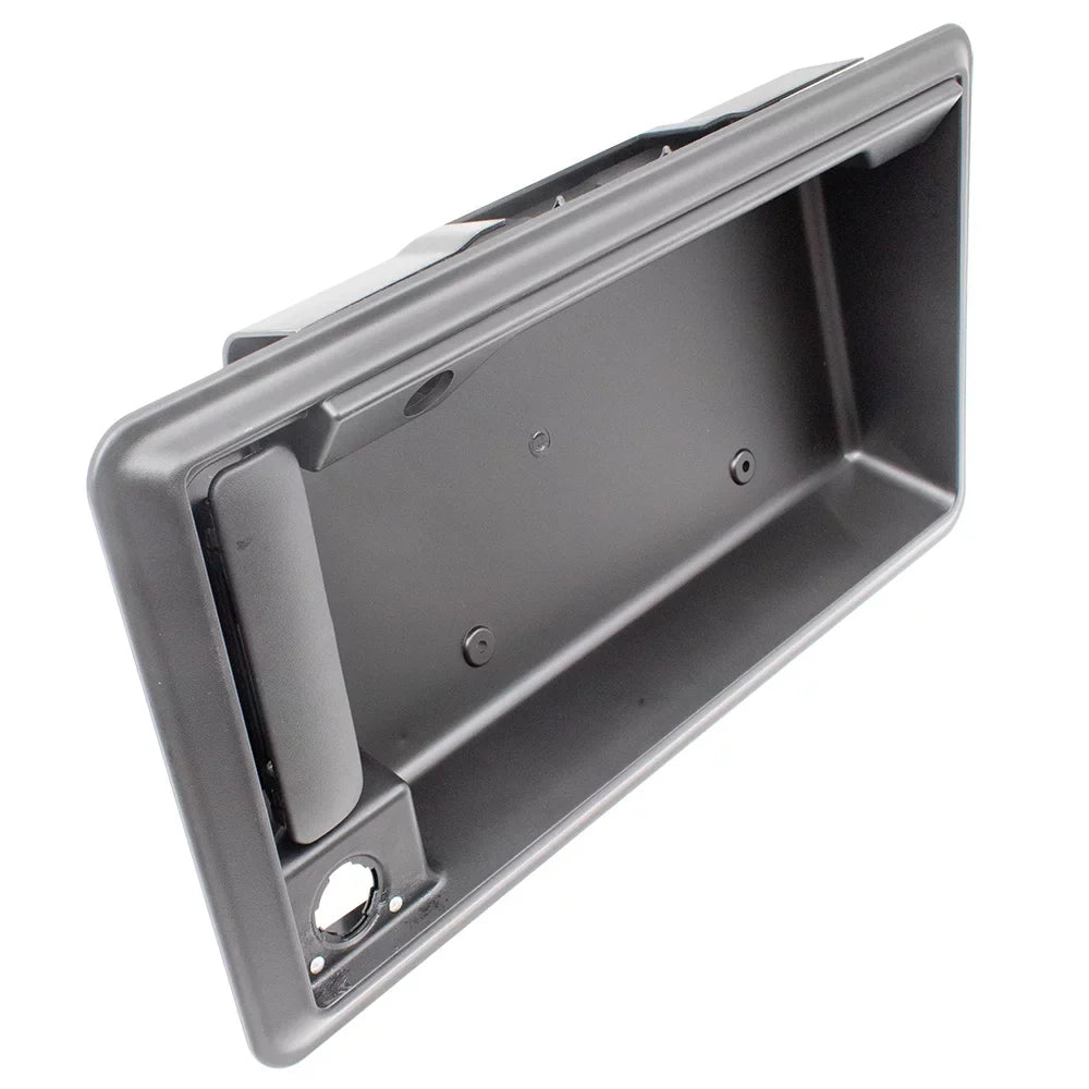 w/ w/ 09-14 Brock Replacement Econoline License Passengers Bracket Compatible E-Series Textured Camera Door Outside Handle Back Plate Rear with Van 9C2Z15434A20BA