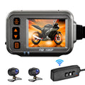 Motorcycle Night Motorbike Full Monitoring, Camera With 32G card Angle,Parking Dual Timed Recording Waterproof After storage ,120° Body Cam,WiFi Vision Wide Aibecy 1080p Flameout Dash