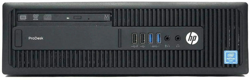 Mouse, CPU 1TB HDD, WiFi, DVD, G4400 New HP & Pro Ram, Desktop 3.3GHz Intel (Refurbished) G2 Win10 Keyboard LCD, 8GB Pentium PC Pre-Owned Computer 22" 600