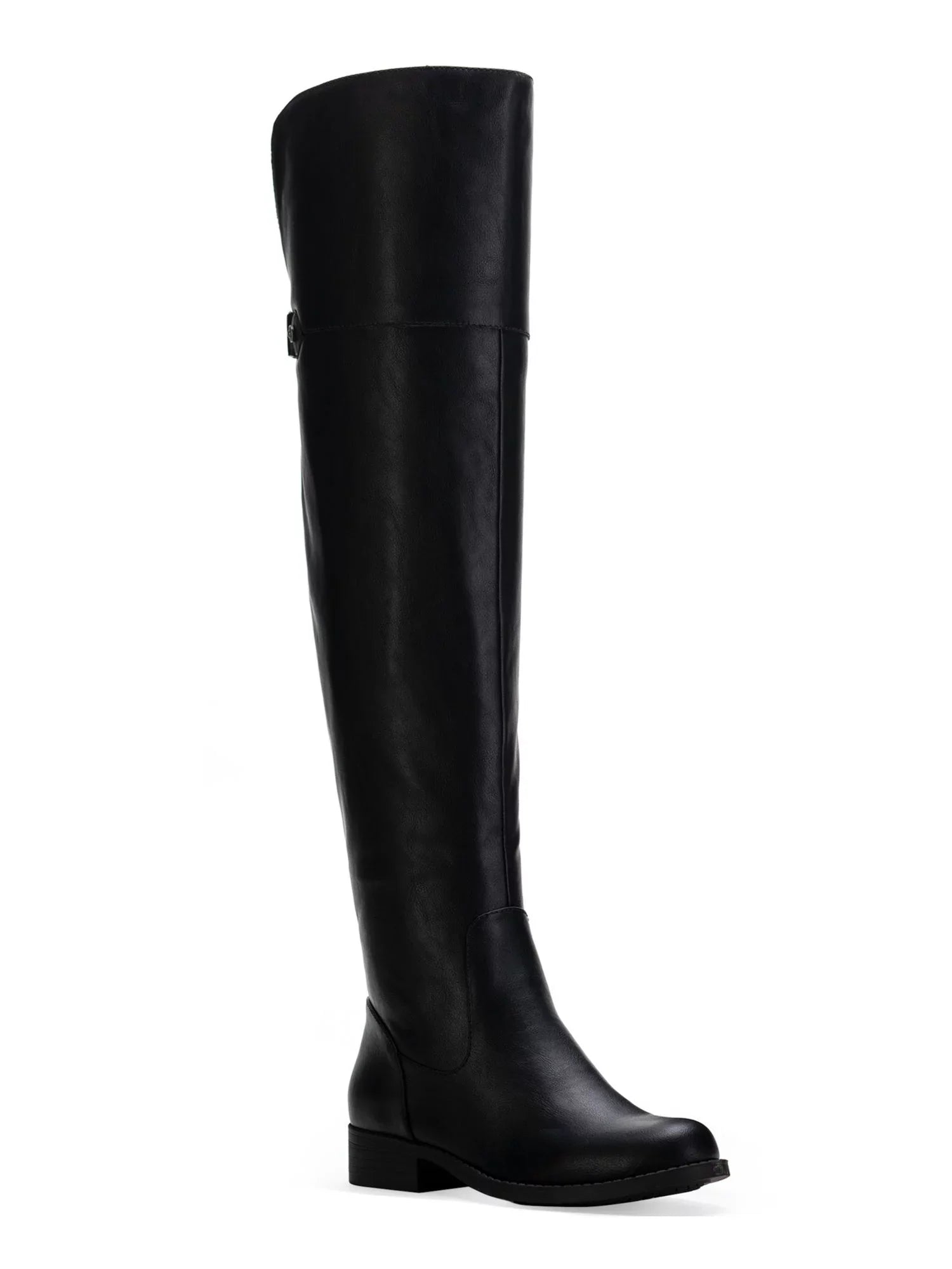 SUN Resistant Black Gore Allicce 7.5 Cushioned Shoes Heel Slip Dress STONE Round Stretch M Block Zip-Up Boots Womens Toe