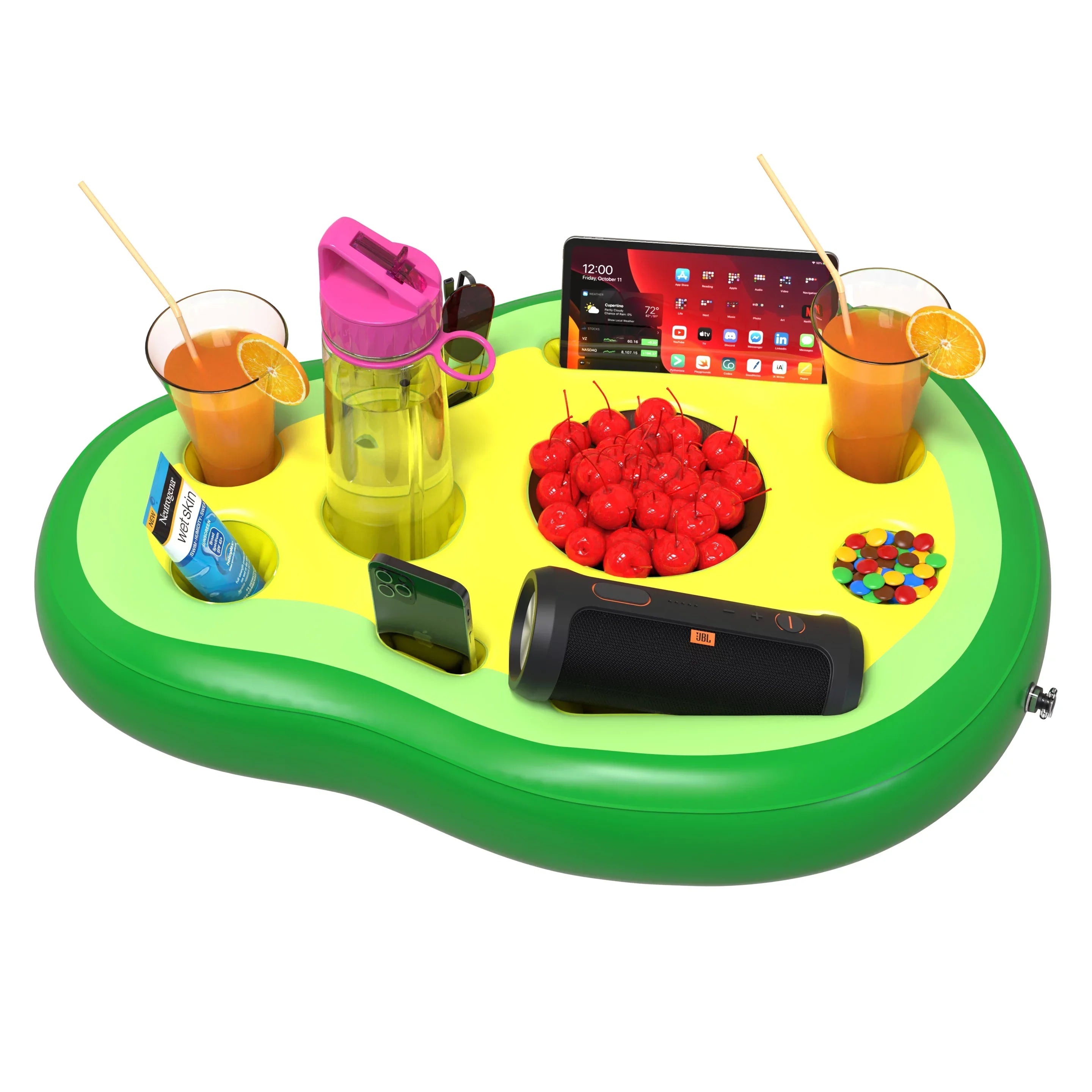 Toy Holder Avocado Pool Drink Tubs Fun - Hot for & Diveblast: Pools Adults for