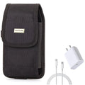 USB-C 5G Case 18W G300 Belt - Type-C 6T, 5G, Holster UW 8, w 6ft Pro, 5S for N100 PD Cable Charger Nord Nubia Nokia 9, RedMagic Fast N200 - G10 X100, 7T, Clip N10 Rugged Home OnePlus 6,