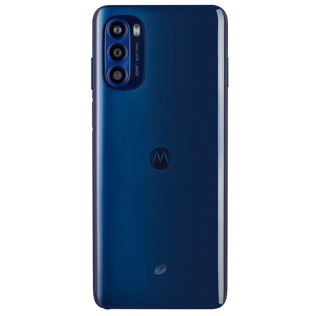 by Prepaid Stylus 128GB, G 4G to by Moto (2022), Total Motorola Verizon] Smartphone Verizon Blue- Total [Locked
