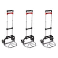 Personal Pack) Hand with Folding Wheels, Rubber Magna (3 MCI Truck Cart