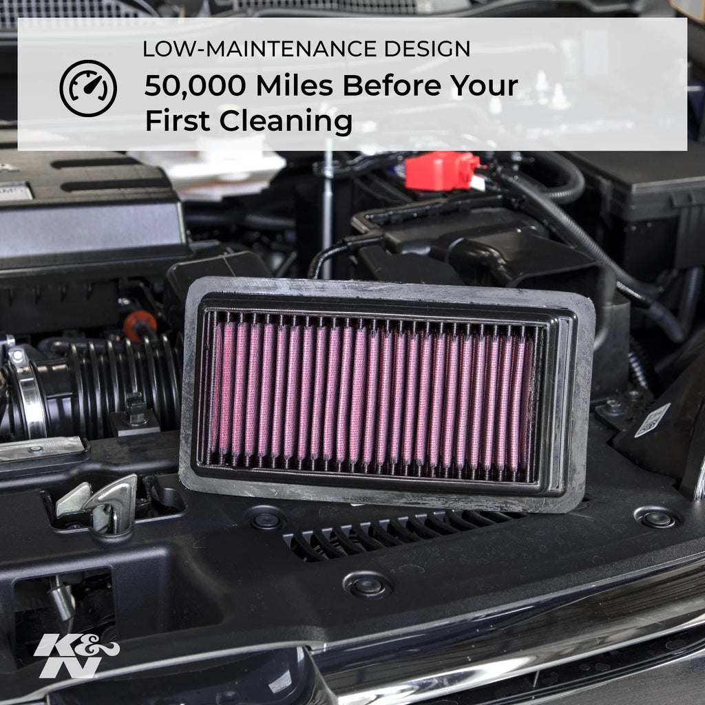 Washable, INFINITI Performance, Filter: 2019 Replacement 33-5091 High Premium, K&N Filter: QX50, Air Engine