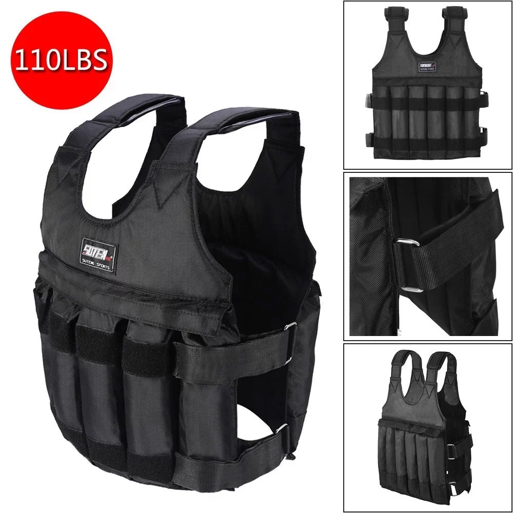 Women Adjustable Weight Running Training Wedge 110LB Vest for Men Exercise Yoga Walking Fitness Body Training Vests for for Wrist Weight ZiSUGP Workout Weighted Jogging Workout