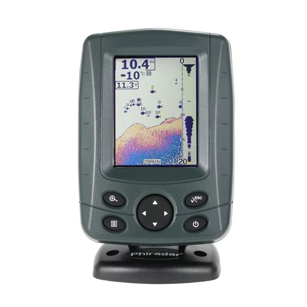 LCD Depth Fishing Sensor Fish Outdoor Fishing 3.5" Fish Finder Sonar Finder Locator Portable