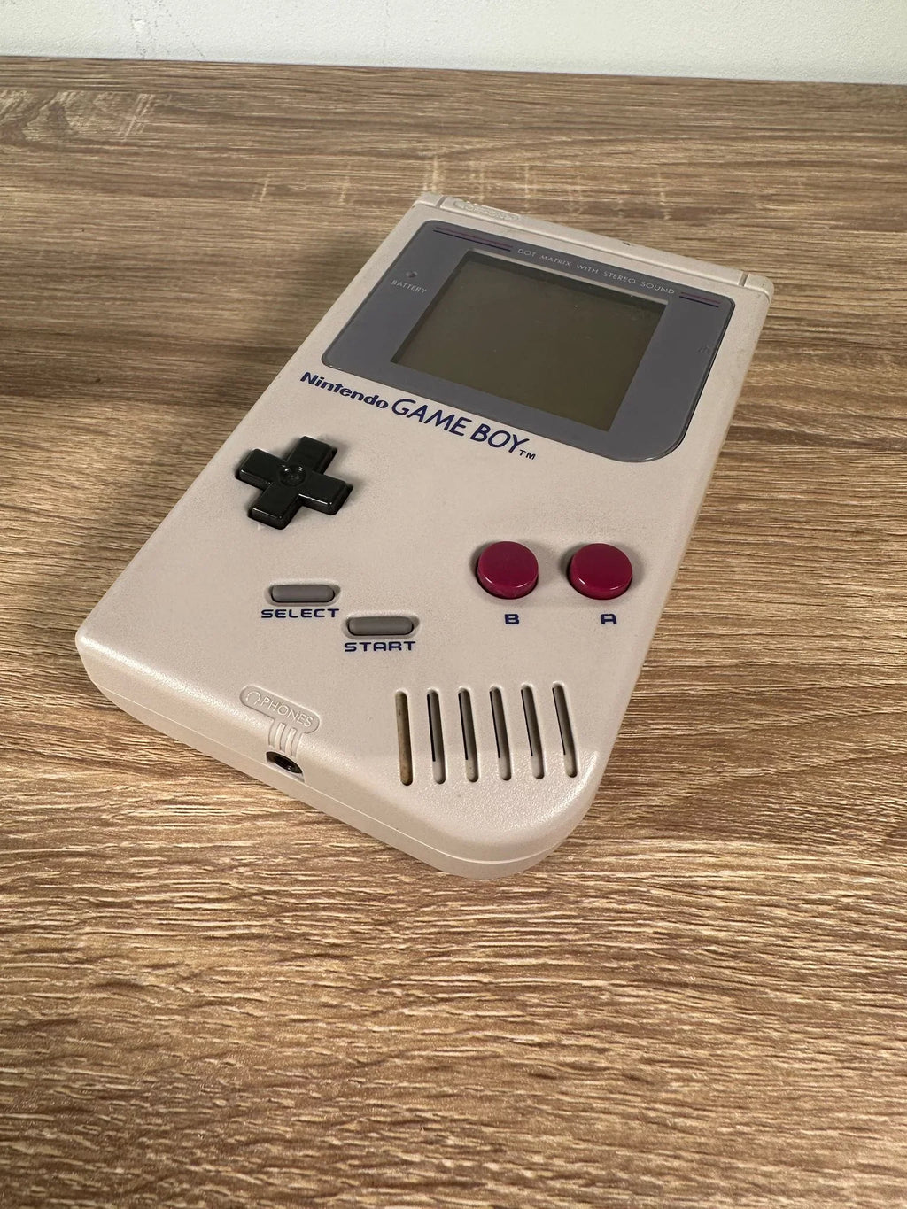 Console Game Collectable Works Classic Boy (Refurbished) and Restored Original Nintendo Cleaned Great, Rare Tested Grey