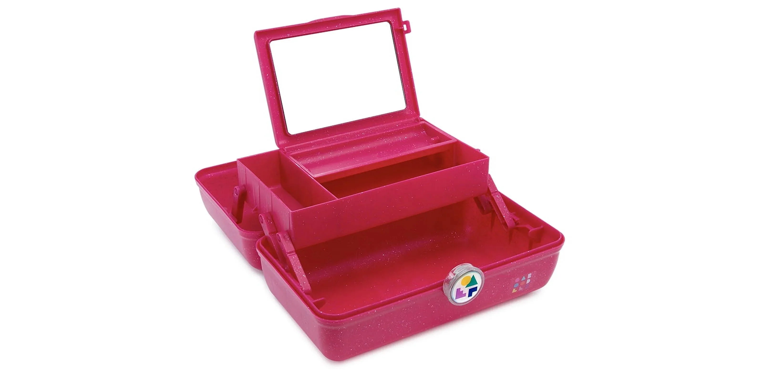 Pink Caboodles Box, Sparkle Girl Deep Makeup On-The-Go