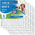 700 WICKED 24x25x1 AIR. Air AIRX HVAC Pleated MERV 24x25x1 5 Furnace FPR Air Made CLEAN by USA Premium Filter Pack Conditioner 8 6 Comparable Filter & Electrostatic FILTERS to AC Filters MPR