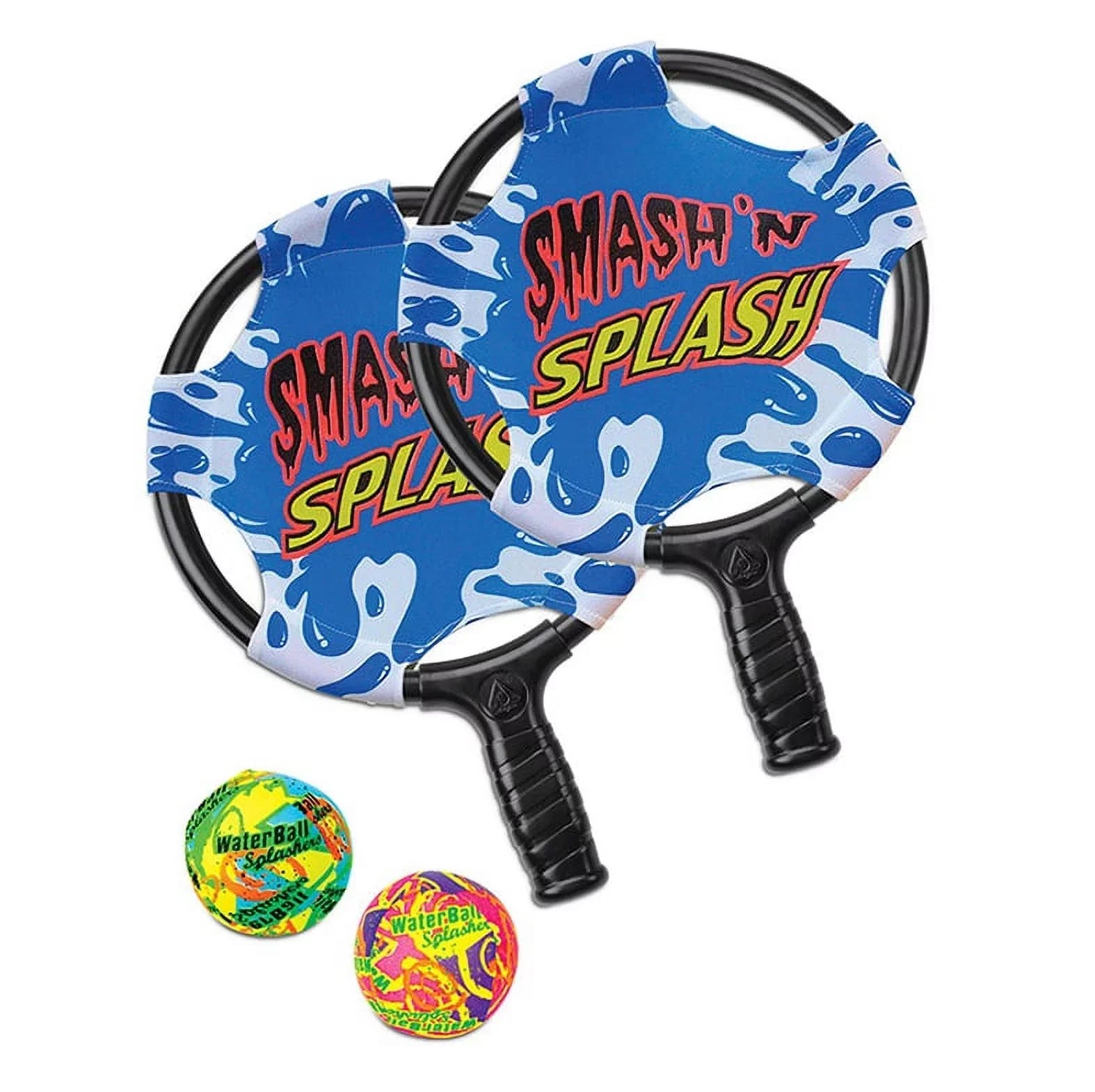 White 'N' 14.75" Swimming Ball Blue Splash Pool and Smash Game Paddle
