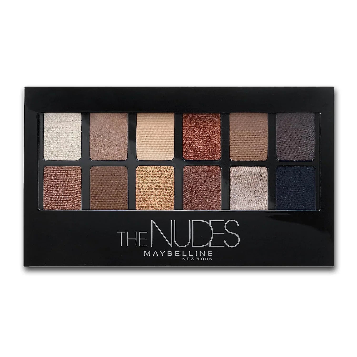 Shades, The Eyeshadow Pigmented Blendable and Powder, Count Palette Maybelline Makeup, 1 12 Nudes Shimmer Matte
