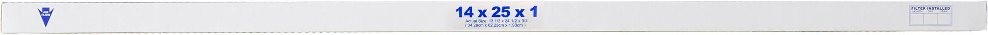 Pack 14x25x1 MERV Filters 12 (13_1/2x24_1/2) Air 7 Pleated