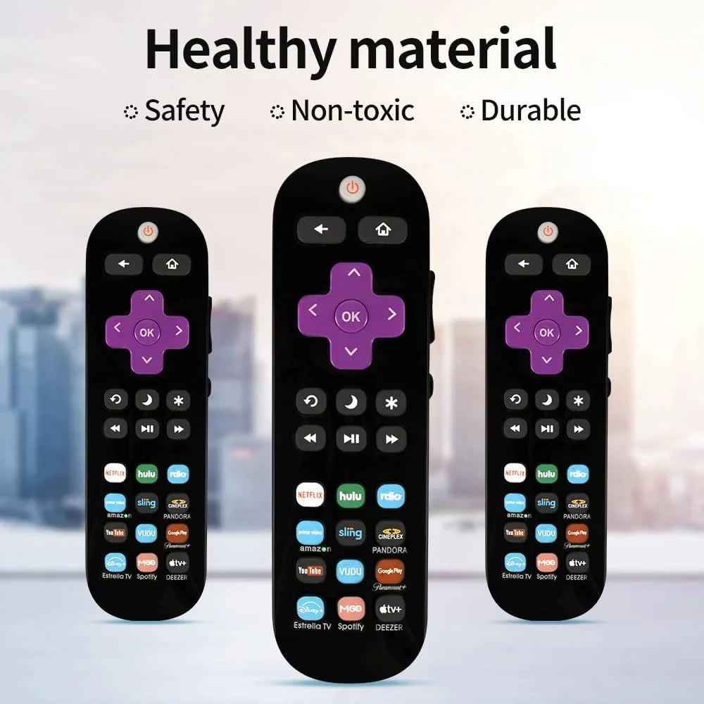 2 Remote Pack Universal Replace TCL TV/Sharp TV/Westinghouse for Applicable TV/ of Roku TV/Hisense TV/Onn