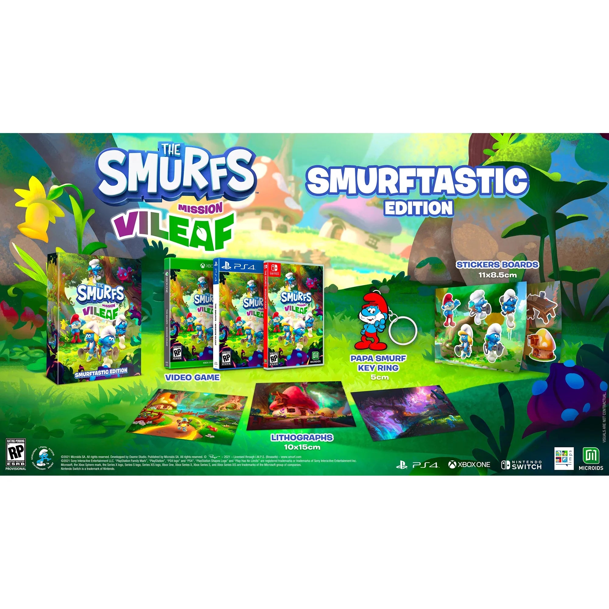 The Smurfs: Edition, One, [Physical] Vileaf-Smurftastic Maximum Xbox Mission Games,