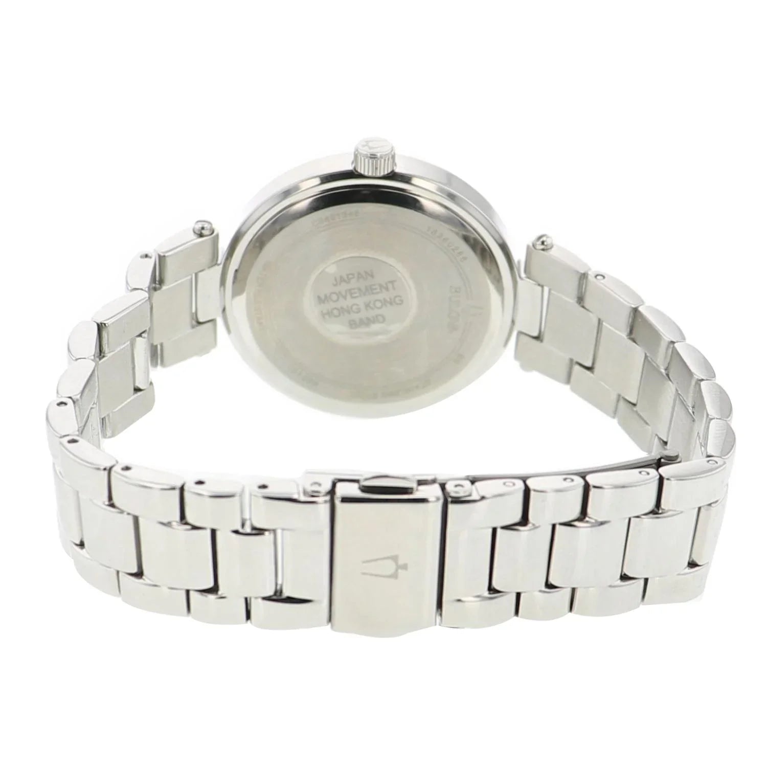 Stainless Silver Women's - Dial Bulova 96P151 Dimond Steel Watch