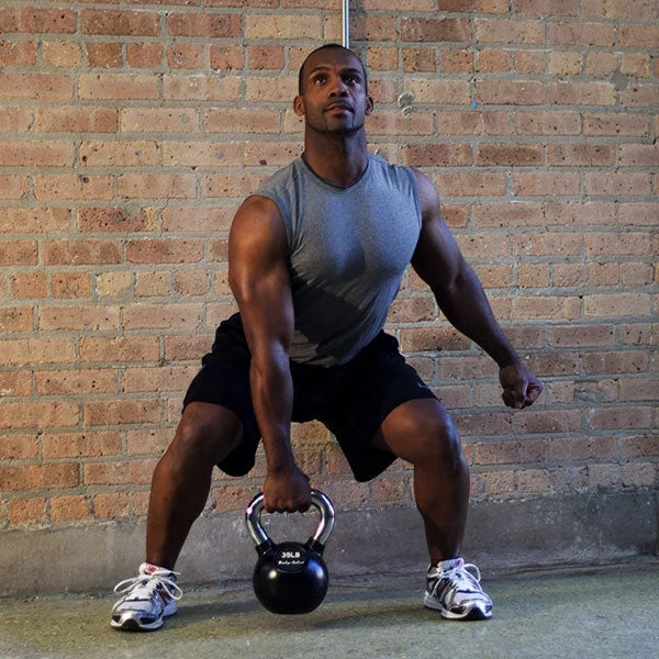 Rubber Pounds Coat Chrome Body-Solid 5-80 Kettlebells (75)