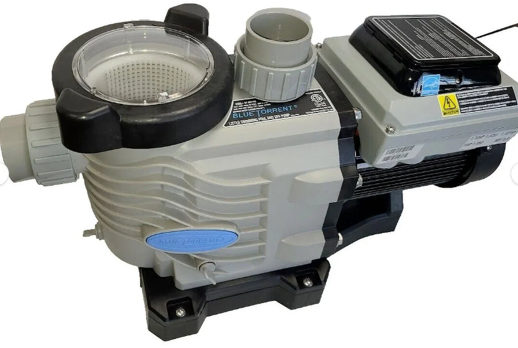 Pump Variable Swimming for 3yr Warranty Unions, Torrent Adjustable 2" with Retrofit Blue 2hp Pool Speed Stand