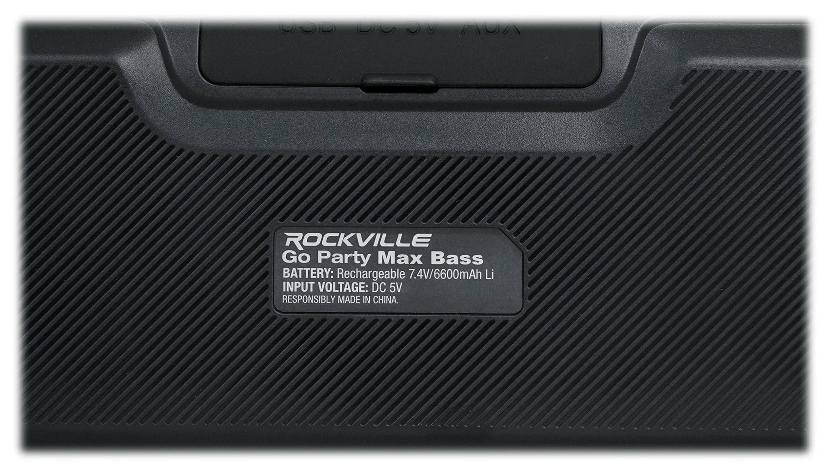 Bluetooth w/Wireless Link BASS (2) MAX LED Speakers Portable Rockville PARTY GO