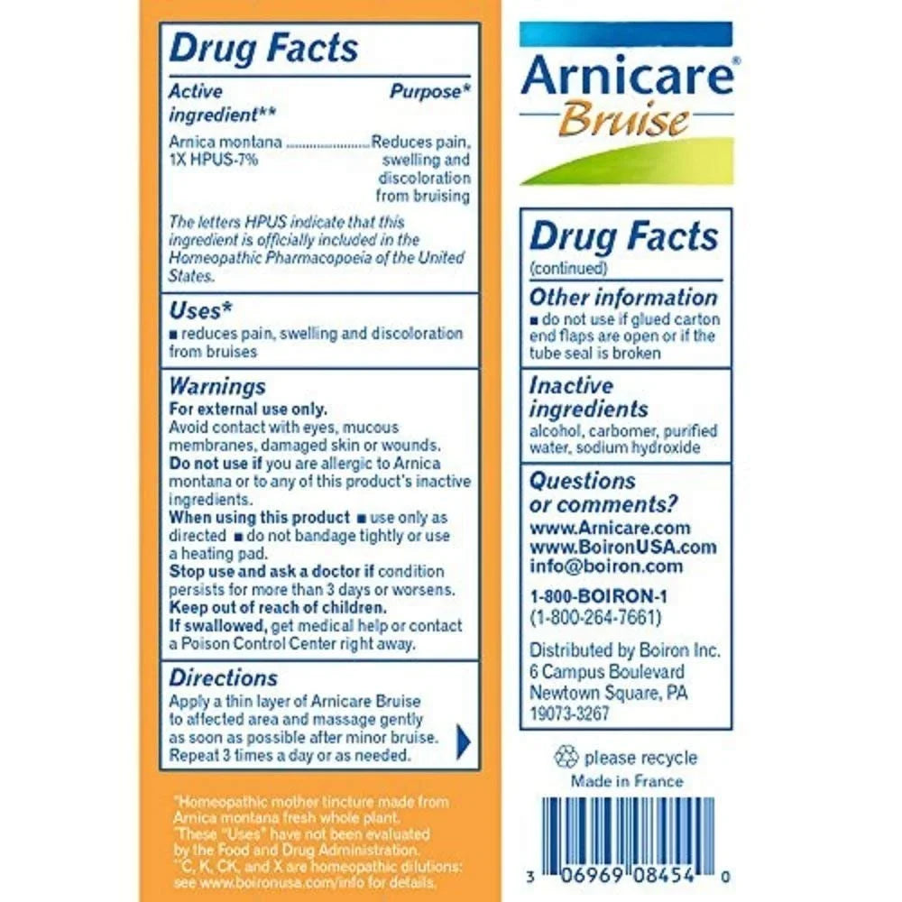 Arnicare 1.50 of oz 3) Relief (Pack Gel Boiron Bruise