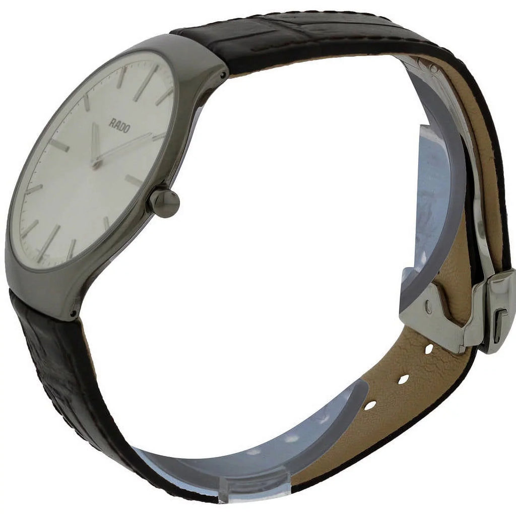 Leather Men's Rado True Thinline Watch, R27955105